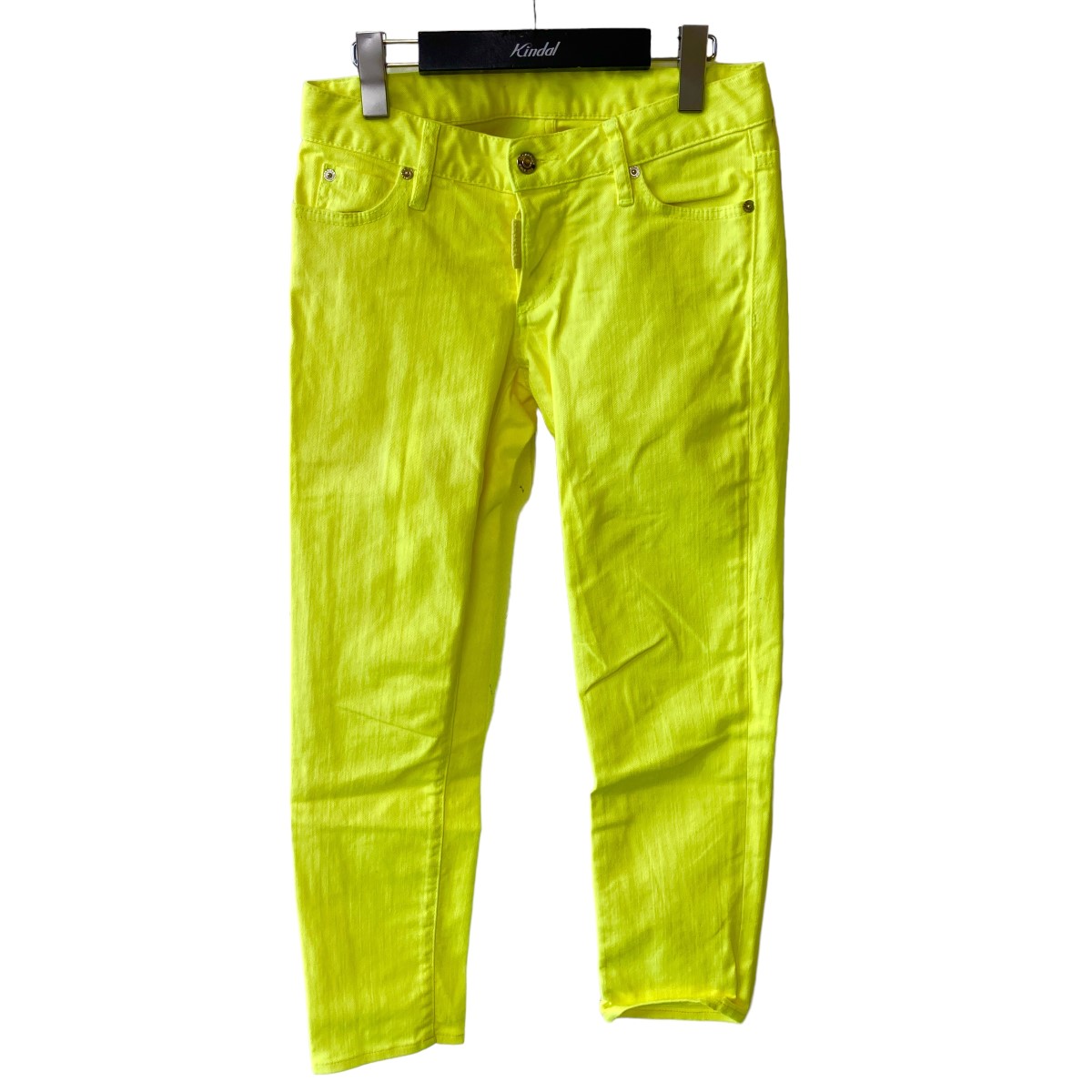 【中古】DSQUARED2Tidy Biker Jean イエロ