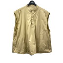 【中古】Porter Classic22SS GABARDINE STAND COLLAR VEST ベージュ サイズ:M【価格見直し】