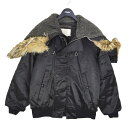 【中古】SPIEWAK JAKET FLYING MAN’S HEABY ATTACHED HOOD N-2B ジャケット ブラック サイズ：36 【260224】（スピワック）