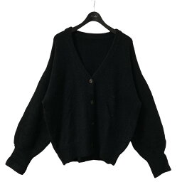 【中古】CITYSHOP2022AW 「MOHAIR MIX CARDIGAN」 ニットカーディガン ブラック サイズ：Free【価格見直し】