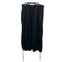 【中古】BLACK Scandal Yohji Yamamoto　19AW Burberry fabric Balloon Pants ワイドパンツ ブラック サイズ：3 【010324】（ブラックスキャンダルヨウジヤマモト）