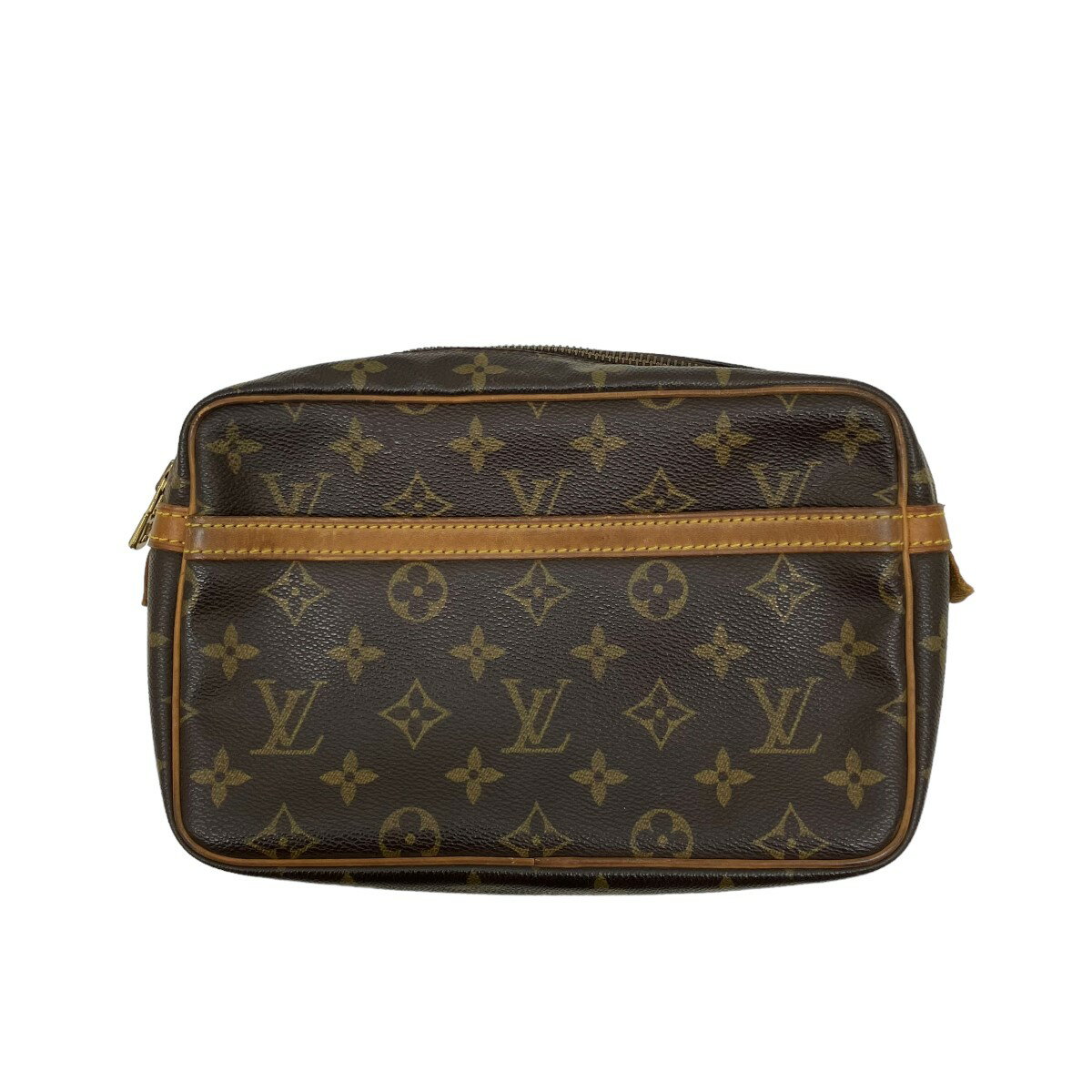 【中古】LOUIS VUITTON コンピエーニュ23 M51847 クラッチバッグ ブラウン サイズ：M51847 【020324】（ルイヴィトン）