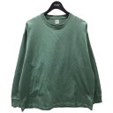 【中古】Ron Herman　ウォッシュ加工オーガニックコットンカットソー Jersey Long Sleeve Tee グリーン サイズ：S 【030324】（ロンハーマン）