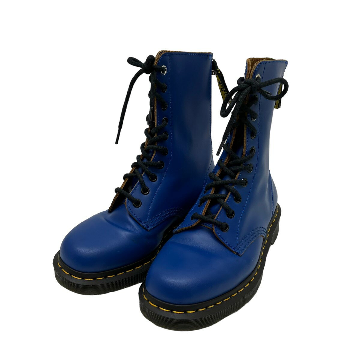 【中古】Dr．Martens×Y’s 10eye BOOTS ネイビー サイズ：UK5 【030324】（ドクターマーチン×ワイズ）