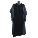 yÁzLE CIEL BLEU@u[NN[vs[X@Boucle and Crepe Dress 22A65521 lCr[^ubN TCYF36 y050324ziVFu[j