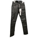 【中古】Rick Owens22SS ｢TYRONE JEANS｣レザースキニーパンツ ブラック サイズ：IT38【価格見直し】