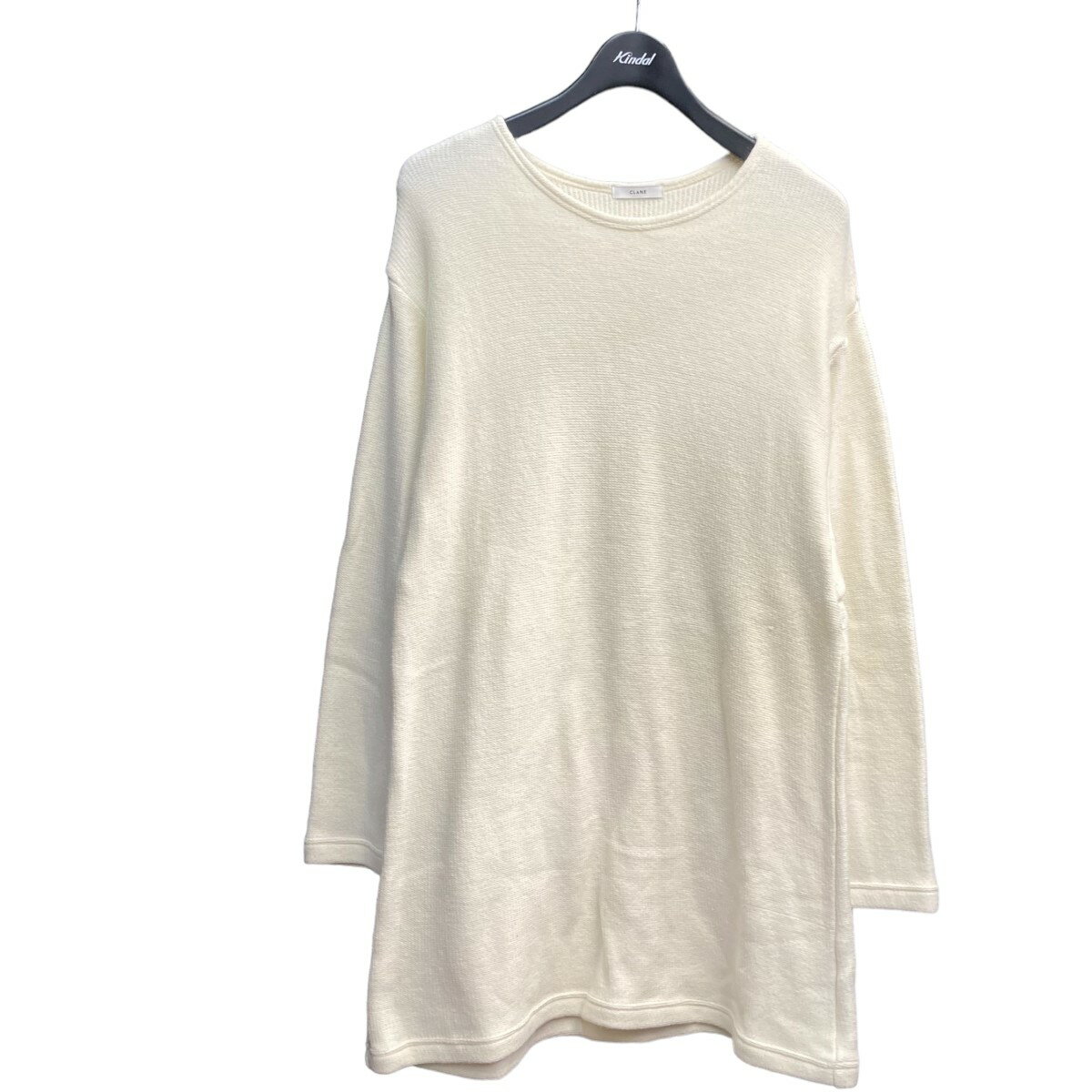 CLANE「LOOSE VINTAGE LONG SLEEVE TOPS MUSTARD」 アイボリー サイズ：2