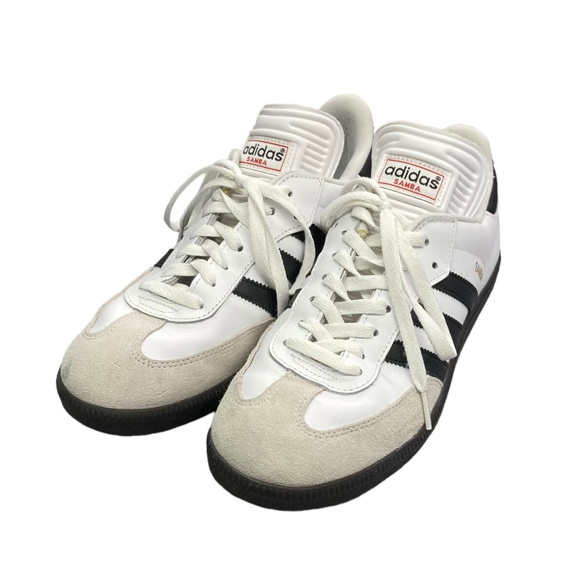 【中古】adidas　「SAMBA CLASSIC」 ローカットスニーカー ホワイト サイズ：26．5cm 【130324】（アディダス）