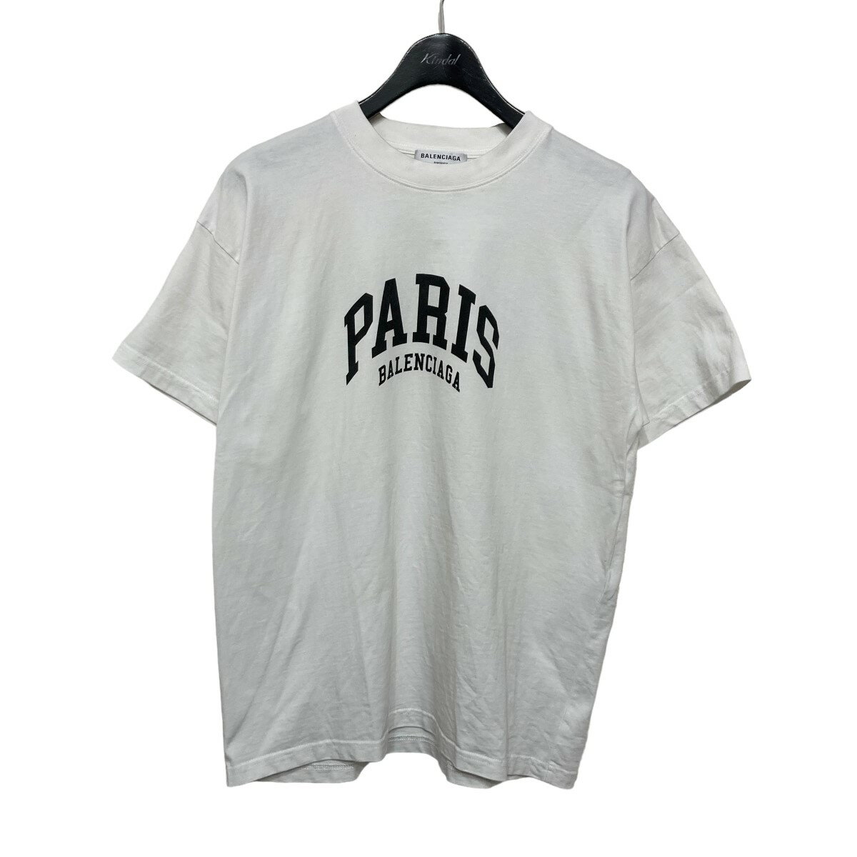 【中古】BALENCIAGA　PARISロゴTシャツ 