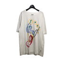 【中古】FENDI　｢SEAHORSE PRINT ｣半袖シャツ FY0936 AH15 ホワイト サイズ：XL 【160324】（フェンディ）