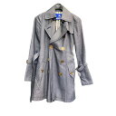 【中古】BURBERRY BLUE LABEL　トレンチコート ネイビー サイズ：38 【160324】（バーバリーブルーレーベル）