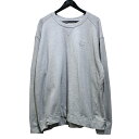 GANNI　ISOLI SWEATSHIRT フロントロゴスウェットシャツ トレーナー ライトグレー サイズ：2XL （ガニー）