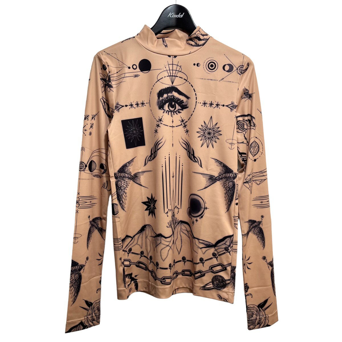 yÁzsacai ~ Jean Paul GAULTIER@2021AW Print Long Sleeve T-Shirt Jbg\[ x[W TCYF2 y180324ziTJC W|[S`Gj