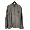 URU　RAYON CHECK SHIRT レーヨンチェックシャツ グレー サイズ：2 （ウル）