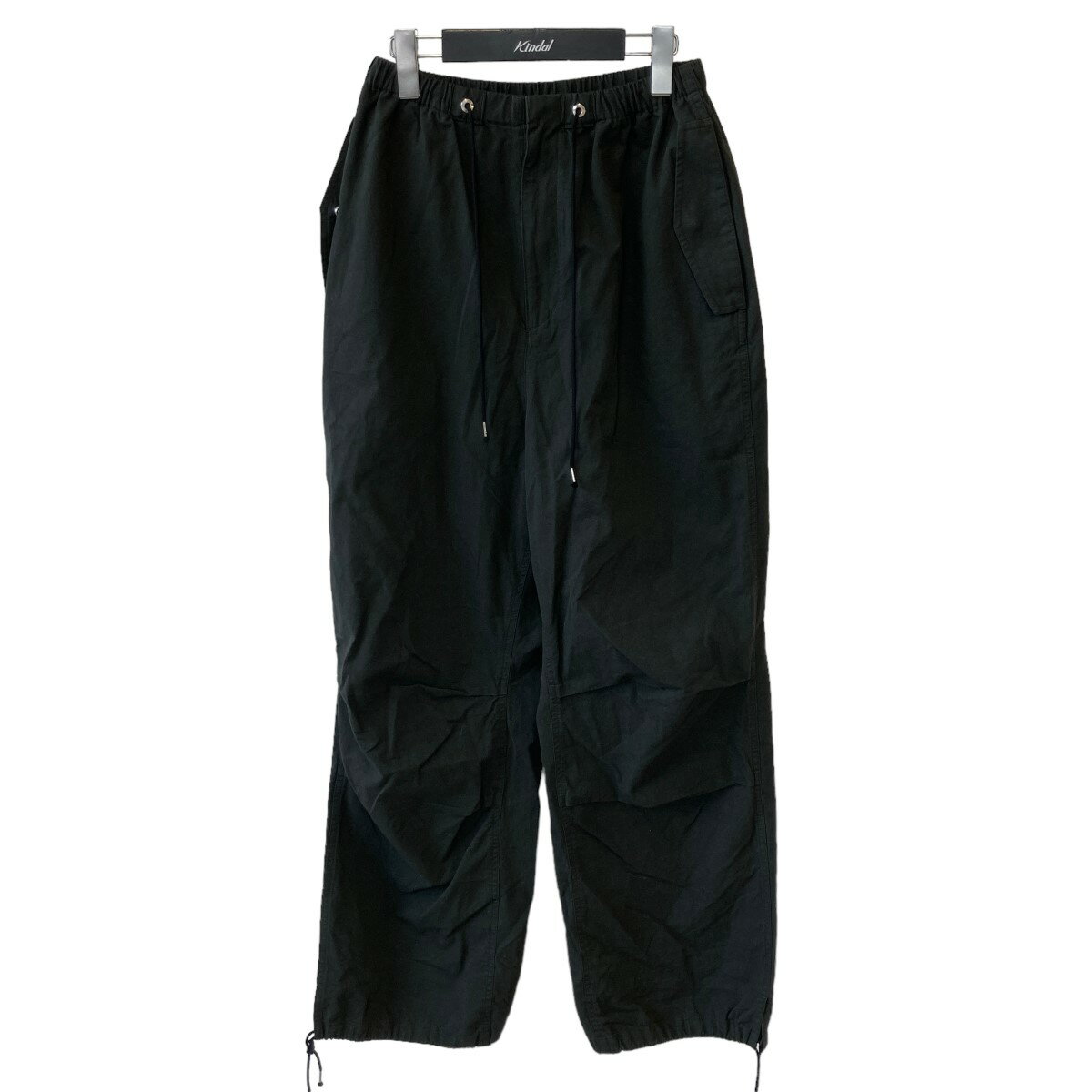 【中古】THE SHISHIKUI　PARACHUTE PANTS ブラック サイズ：M 【200324】（シシクイ）