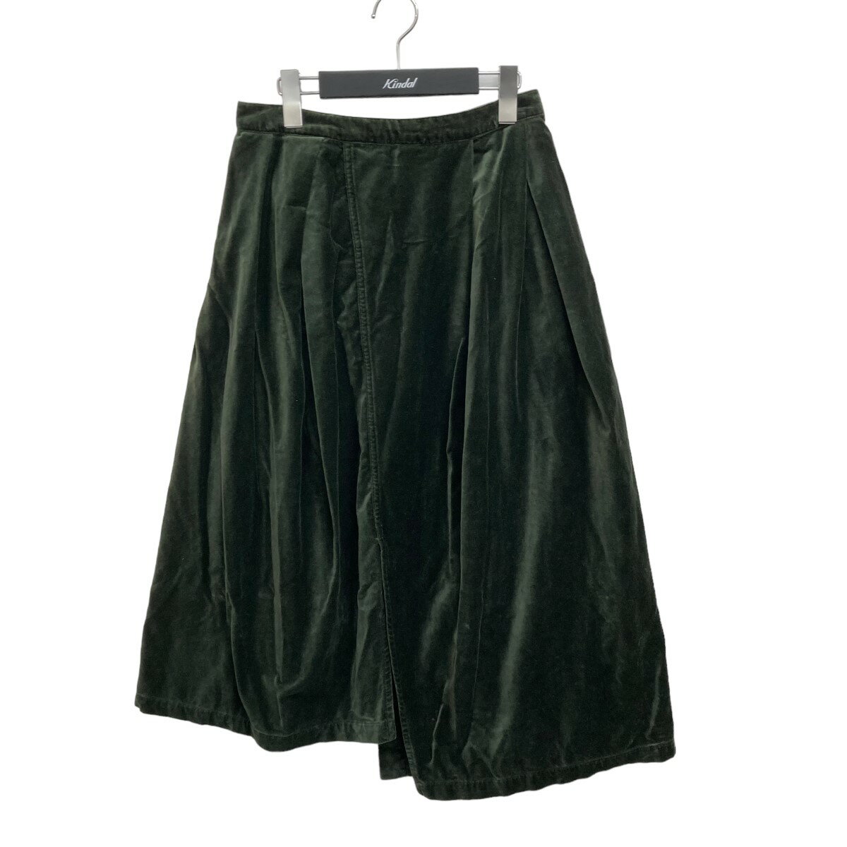 Engineered Garments　Tuck Skirt - Cotton Velveteen ベロアスカート グリーン サイズ：1 （エンジニアードガーメンツ）