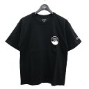 【中古】NEIGHBOR HOOD　23SS NH231 SPOT．TEE SS-5　プリントTシャツ ブラック サイズ：XS 【200324】（ネイバーフッド）