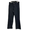 【中古】Wrangler LECHOPPE MIYAGIHIDETAKA 「FLARE JEAN BLACK DENIM」 デニムパンツ ブラック サイズ：32 【200324】（ラングラー レショップ ミヤギヒデタカ）