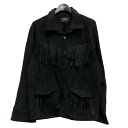 【中古】glamb　Micro suede fringe SH GB0220 SH08 ブラック サイズ：3 【210324】（グラム）