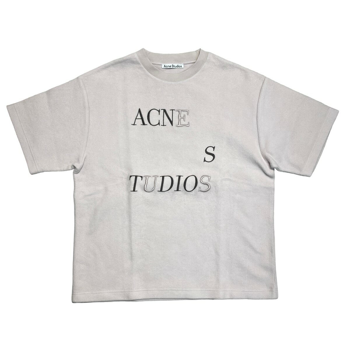 yÁzACNE STUDIOS@LOGO SHORT SLEEVE SWEATSHIRTS ShJXEFbg sN TCYFS y210324ziANlXgDfBIYj