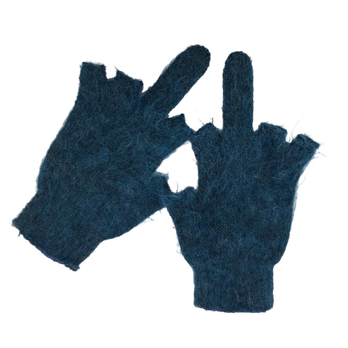 【中古】COGNOMEN　FUCK MOHAIR GLOVES モヘヤニットグローブ 手袋 SG-AC-U01 ブルー サイズ：- 【210324】（コグノーメン）