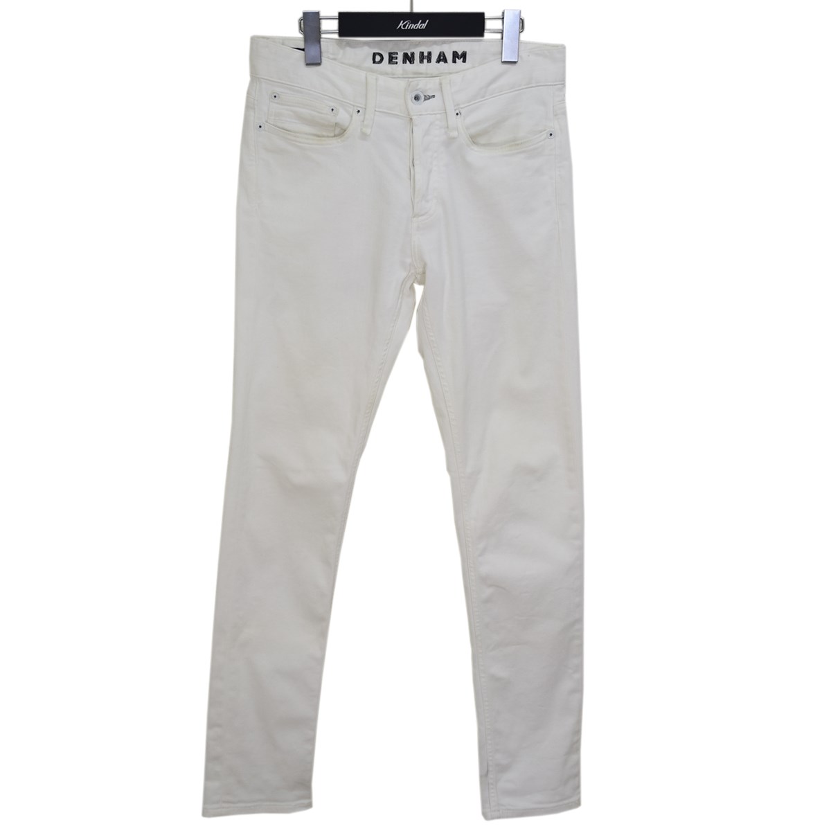 【中古】DENHAM RAZOR SLIM FIT スリムフィットジーンズ ホワイト サイズ:28 【210324】(デンハム)