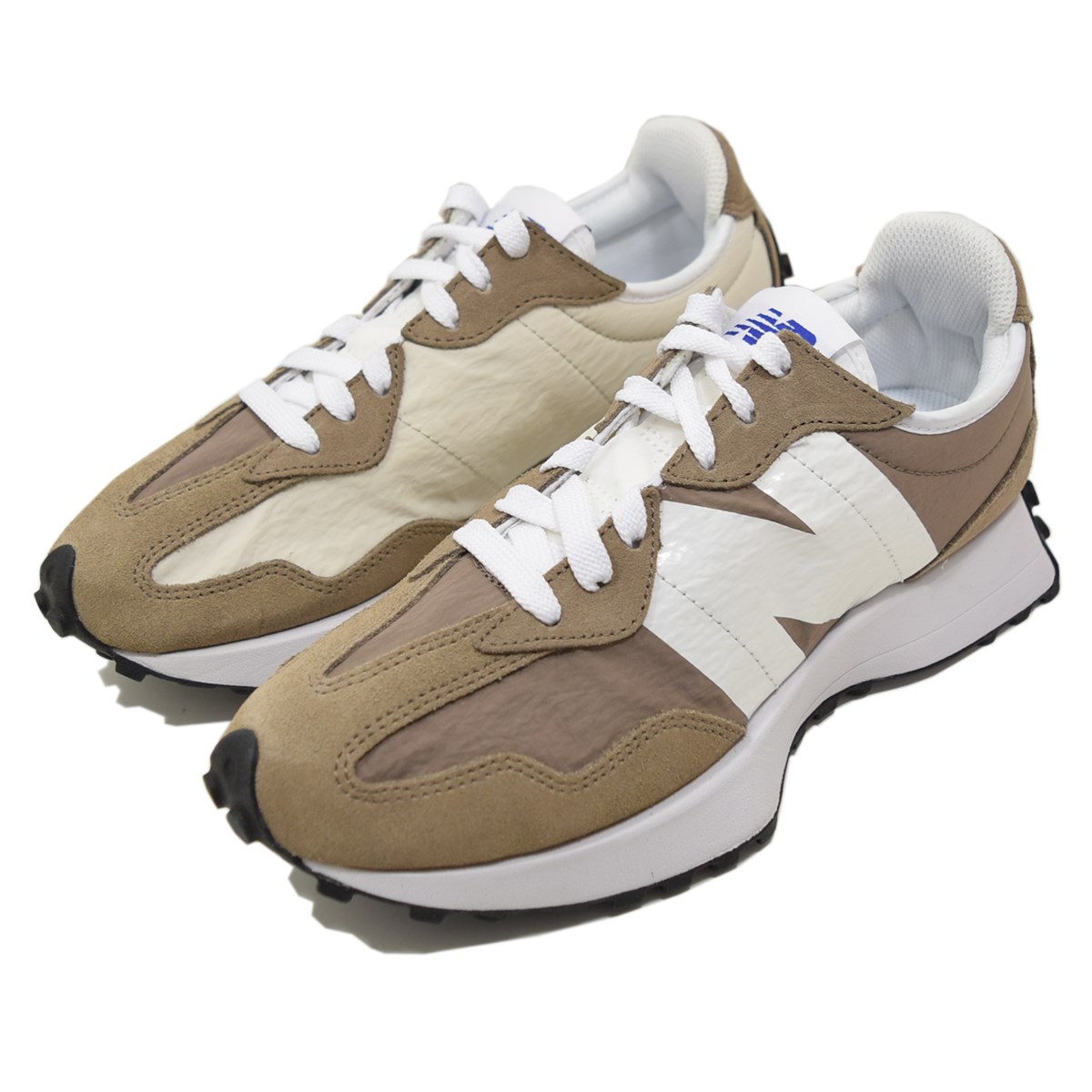 【中古】NEW BALANCE　MS327 LK1 スニーカー ベージュ サイズ：US6(24．0cm) 【220324】（ニューバランス）