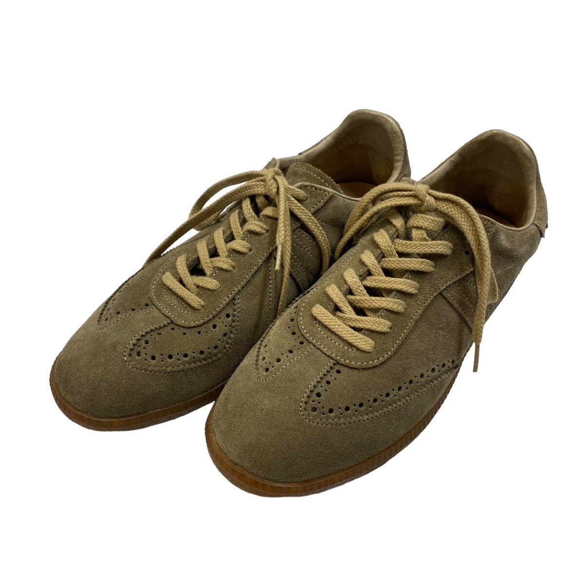 Hender Scheme　citizen trainer ローカットスニーカー／QN S CTN カーキ サイズ：4（26～26．5cm） （エンダースキーマー）