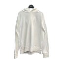 【中古】ENFOLDインサイドアウトフーディー ホワイト サイズ:M【価格見直し】