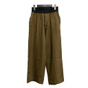 【中古】beautiful peopleRy/W herringbone elastic waist pants オリーブ サイズ:36【価格見直し】