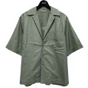 yÁzAURALEE@22SS WASHED FINX HERRINGBONE HALF SLEEVED SHIRTS O[ TCYF1 y260324ziI[[j