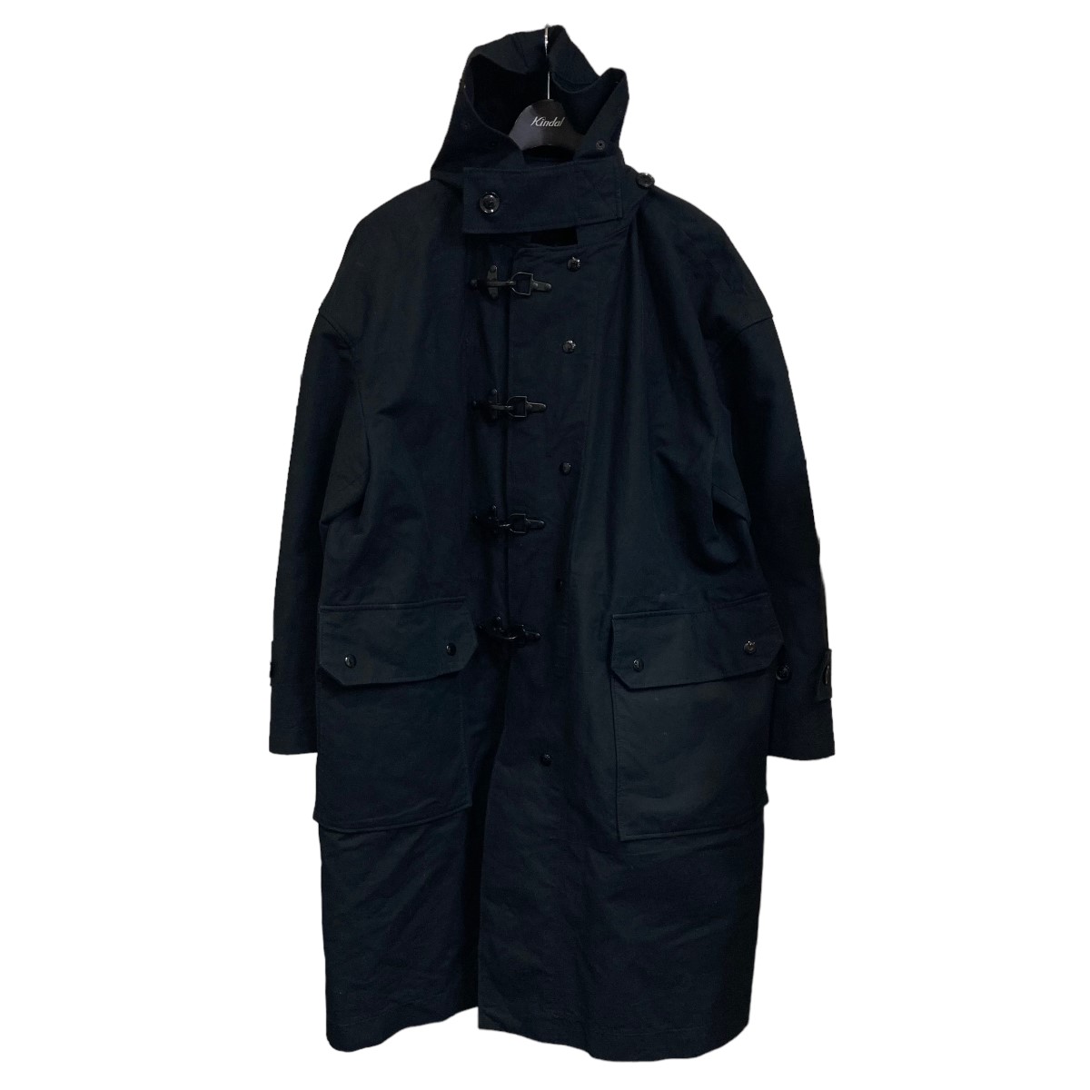 yÁzEngineered Garments@uFIREMAN DUFFLE COATvt@C[}_btR[g ubN TCYFS y270324ziGWjA[hK[cj