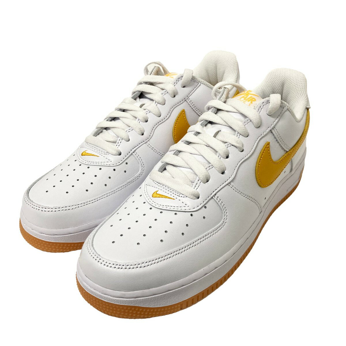 yÁzNIKEAIR FORCE 1 LOW RETRO QS Xj[J[ FD7039-100 University Gold^zCg~CG[ TCYF28cmyiz