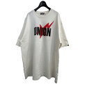 【中古】A BATHING APE×UNION　｢Washed STA Tee｣ プリントTシャツ ホワイト サイズ：3XL 【290324】（ア ベイシング エイプ ユニオン）