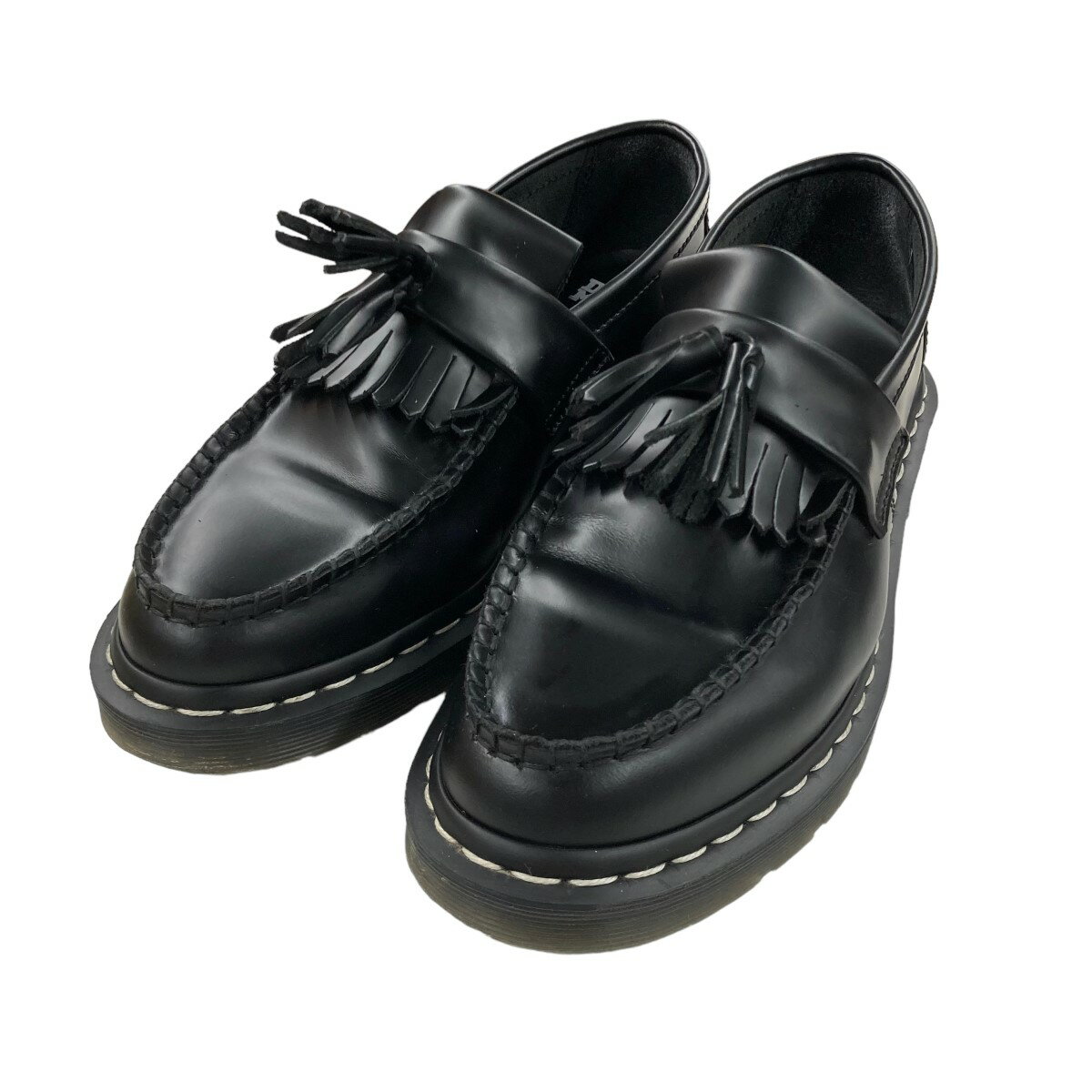 【中古】Dr．Martens　「ADRIAN WS」 タッセルローファー ブラック サイズ：UK7(26cm） 【290324】（ドクターマーチン）