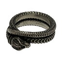 【中古】GUCCI　2連スネークリング シルバー サイズ：15号 【300324】（グッチ）