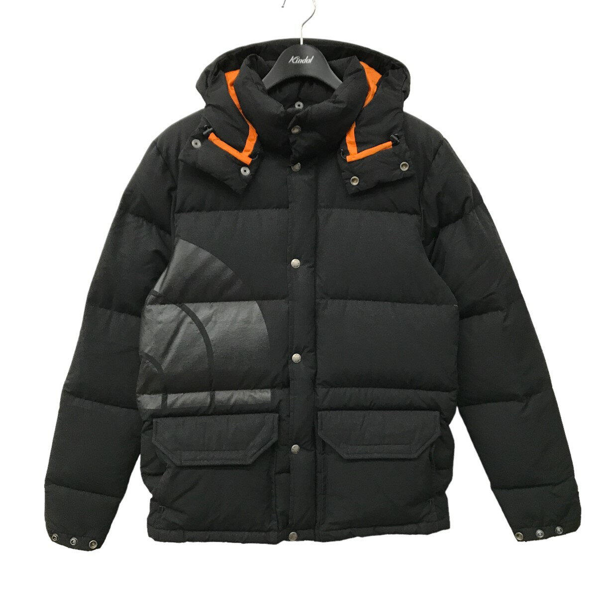 【中古】COMME des GARCONS JUNYA WATANABE MAN ×THE NORTH FACE 綿ナイロングログラン ダウンジャケット WT-J407 ブラック サイズ：XS 【300324】（コムデギャルソンジュンヤワタナベマン）