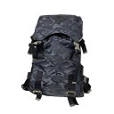 【中古】narifuriジャガードカモバックパック カモフラージュ総柄バックパック ネイビー×グレー サイズ:-【価格見直し】