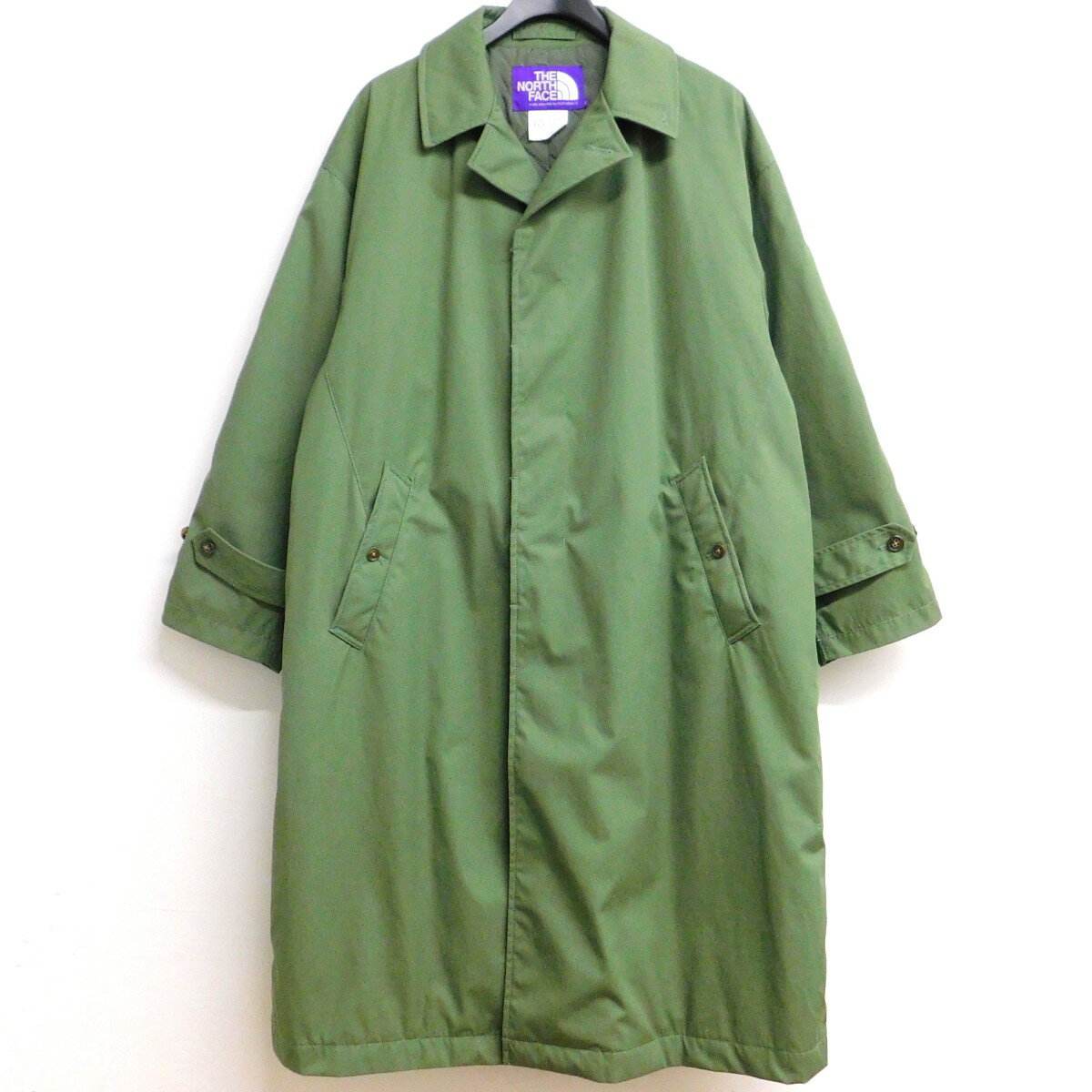 【中古】THE NORTH FACE PURPLE LABEL BEAMS別注 65／35 soutien Collar Coat NY2956N オリーブ サイズ：M 【020424】（ザノースフェイス パープルレーベル）