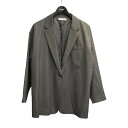 楽天ブランド古着のカインドオル【中古】Col Pierrot　2024SS WOOL GABARDINE RELAX ジャケット グレー サイズ：Free 【030424】（コルピエロ）