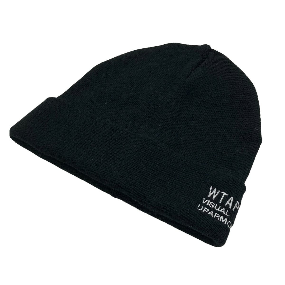 【中古】WTAPS2022AW 「BEANIE CTPL．COOLMAX」 ロゴビーニー ブラック【価格見直し】