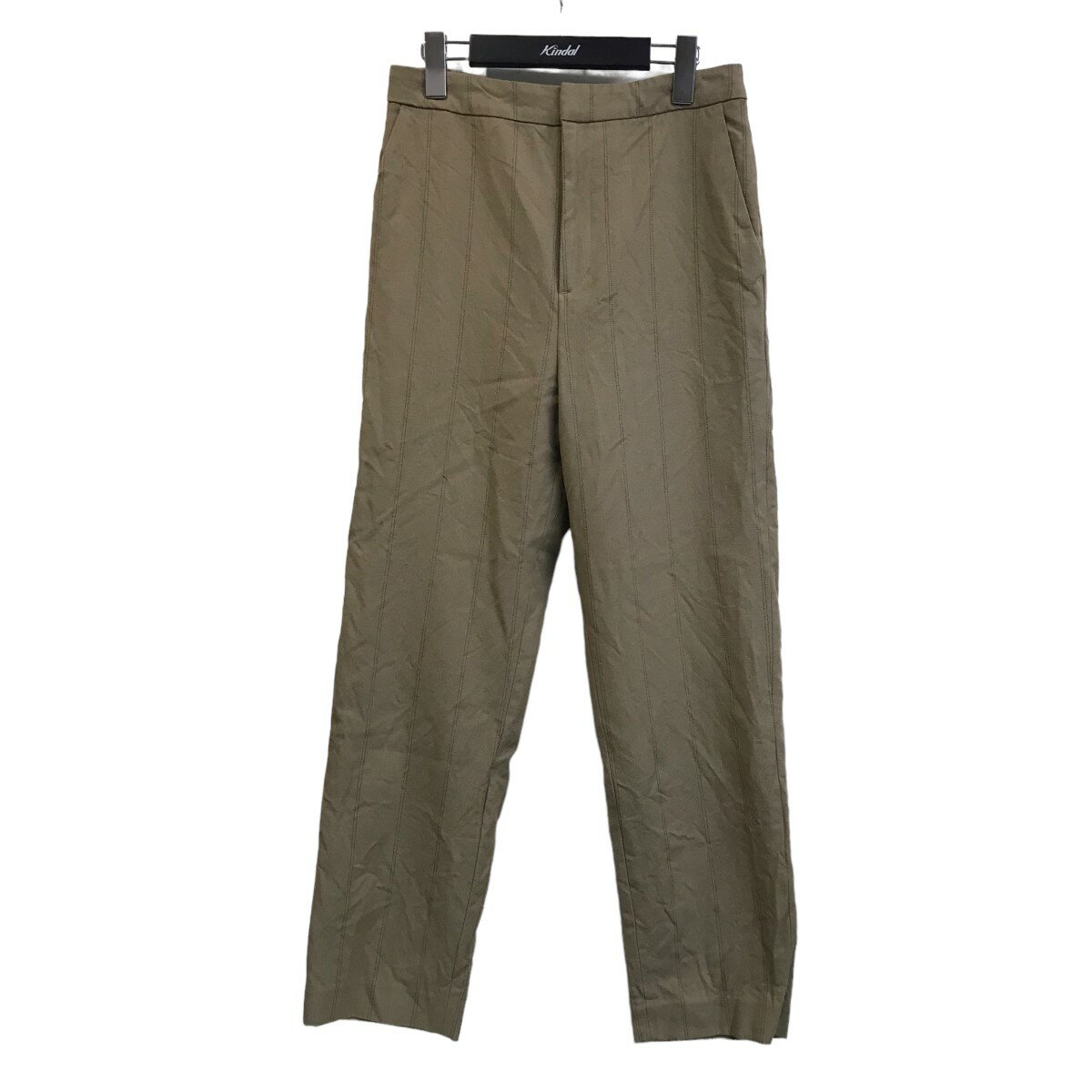 【中古】CITYSHOP ストライプスラックス「H/C TWILL STRIPE」 ブラウン サイズ:38 【060424】(シティショップ)