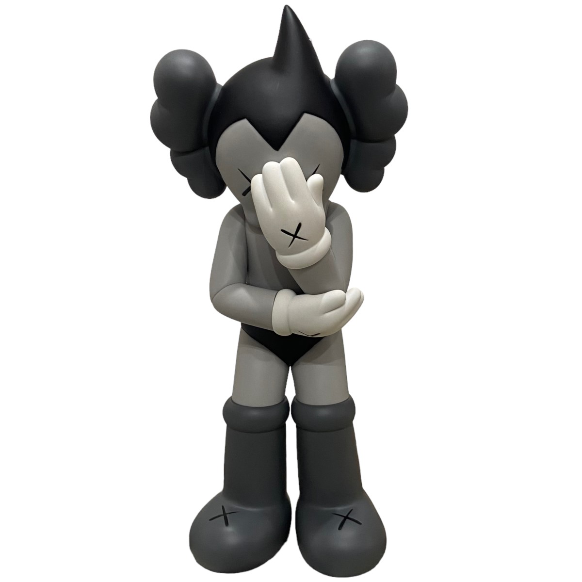 【中古】MEDICOM TOY×KAWS｢BE@RBRICK｣ASTROBOY 鉄腕アトム フィギュア ブラック【価格見直し】