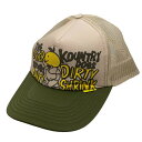 【中古】KAPITAL ｢KOUNTRY DIRTY SHRINK トラックCAP｣ スナップバックトラックキャップ キナリ×カーキ 【060424】（キャピタル）