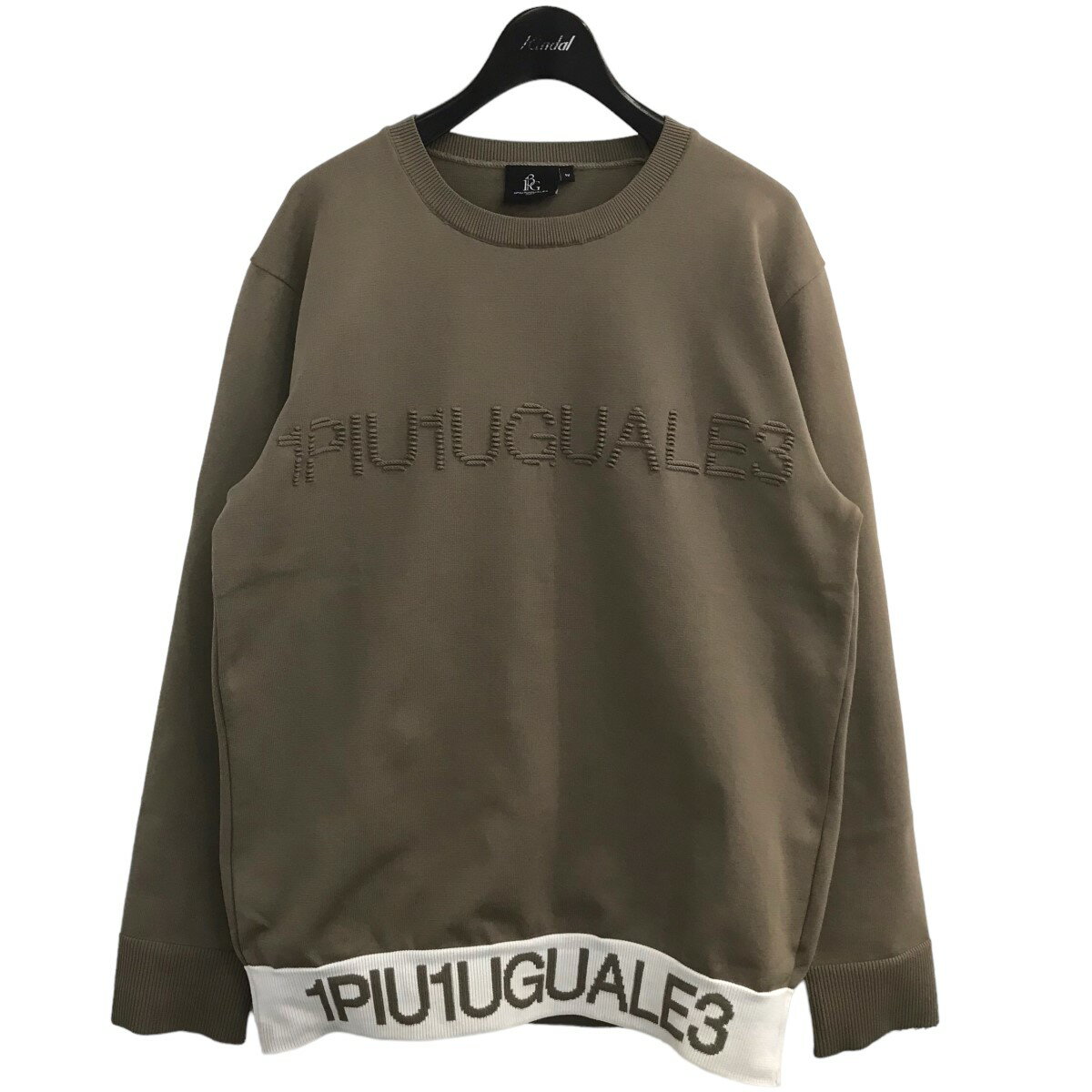 yÁz1piu1uguale3 golf113 GOLF CREW NECK KNIT LOGO RIBSjbg\[ GRK051 I[u TCYF4yiz