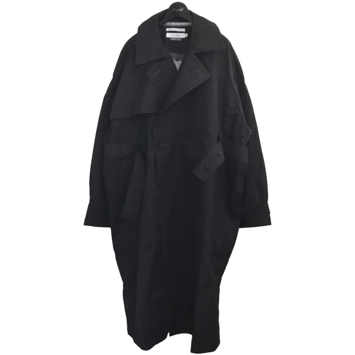 【中古】F／CE．｢PERTEX WATERPROOF TECHNICAL TRENCH COAT｣トレンチコート ブラック サイズ：M【価格見直し】