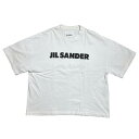 【中古】JIL SANDER　オーバーサイズロゴプリントTシャツ JSM707045-MS248708 ホワイト サイズ：XXL 【070424】（ジルサンダー）