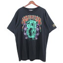 【中古】RAF SIMONS　22SS Big fit T-shirt Sreapers スリーパーズ ロゴ Tシャツ ブラック サイズ：XL 【060424】（ラフシモンズ）