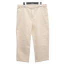 【中古】Every Condition Lifeコットンツイルワイドイージーパンツ 213-91501 アイボリー サイズ:3【価格見直し】