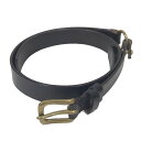 【中古】WHITEHOUSE COX ブライドルレザーベルト O-RING BELT B．2483 ブラック サイズ：33／90 【110424】（ホワイトハウスコックス）